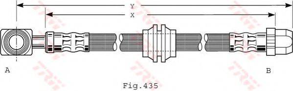 TRW PHD479 Тормозной шланг