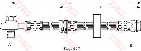 TRW PHD489 Тормозной шланг