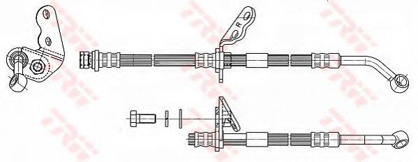 TRW PHD7085 Тормозной шланг