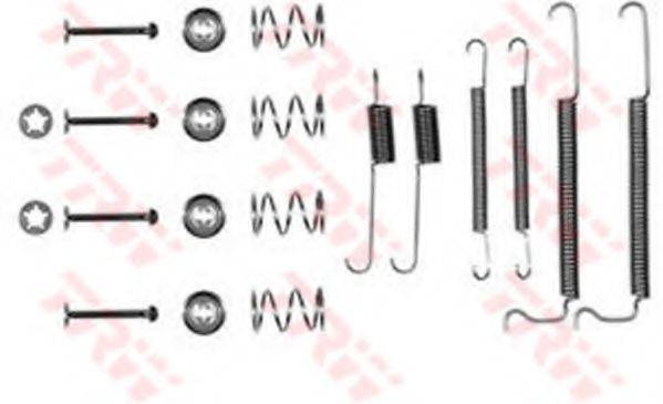 TRW SFK115 Комплектующие, тормозная колодка