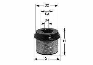 CLEAN FILTERS MA3409 Воздушный фильтр