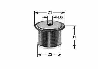 CLEAN FILTERS MG083 Топливный фильтр