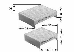 CLEAN FILTERS NC2192 Фильтр, воздух во внутренном пространстве