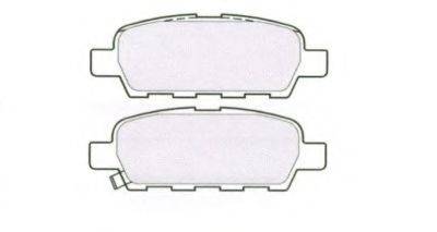 AISIN ASN2242 Комплект тормозных колодок, дисковый тормоз