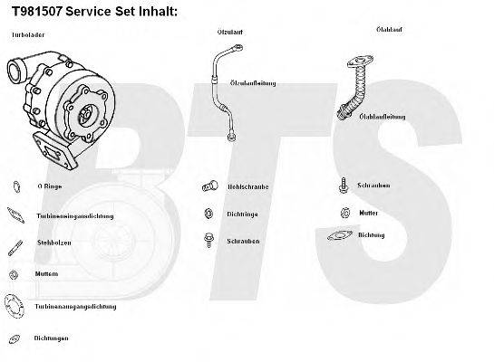 BTS TURBO T981507 Компрессор, наддув