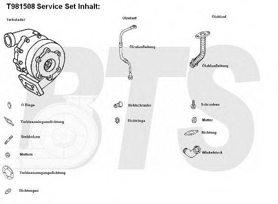 BTS TURBO T981508 Компрессор, наддув