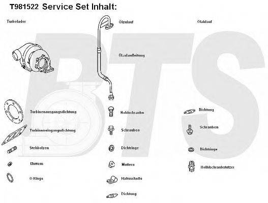 BTS TURBO T981522 Компрессор, наддув