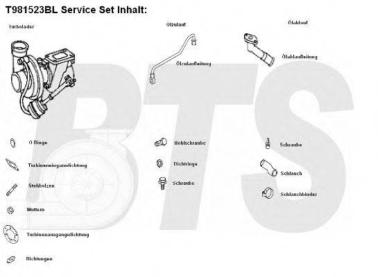 BTS TURBO T981523BL Компрессор, наддув