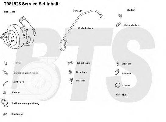 BTS TURBO T981528 Компрессор, наддув