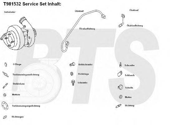 BTS TURBO T981532 Компрессор, наддув