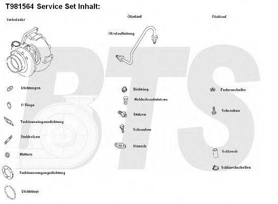 BTS TURBO T981564 Компрессор, наддув