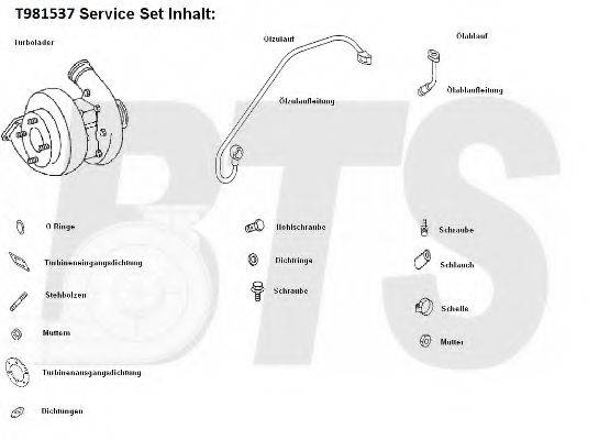 BTS TURBO T981537 Компрессор, наддув