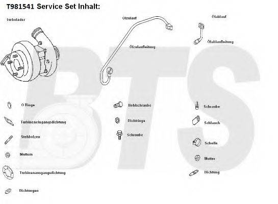 BTS TURBO T981541 Компрессор, наддув