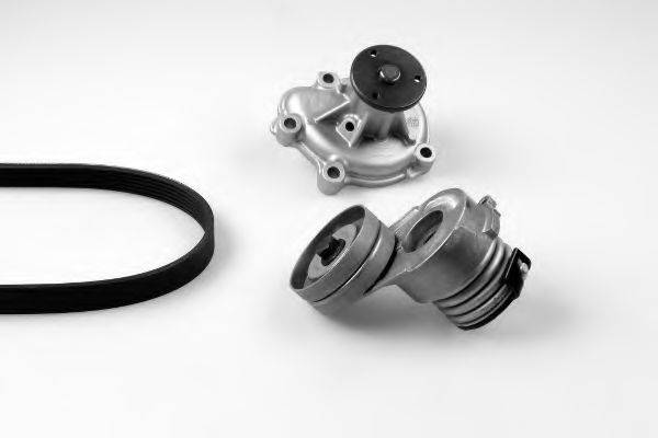 GK K980779A Водяной насос + комплект ручейковых ремней