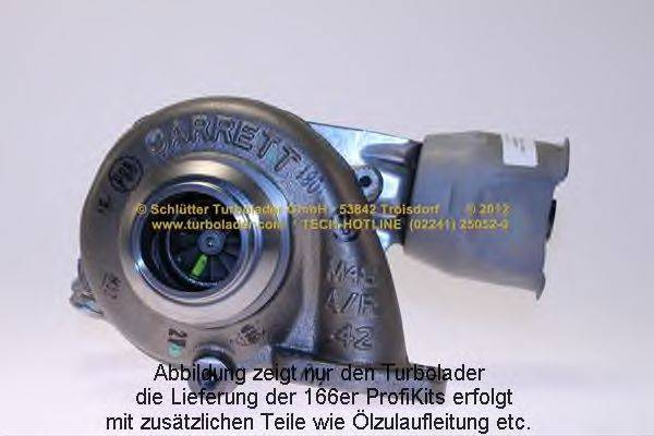 SCHLUTTER TURBOLADER 16600067 Компрессор, наддув