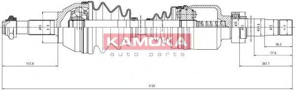 KAMOKA CT1138916A Приводной вал