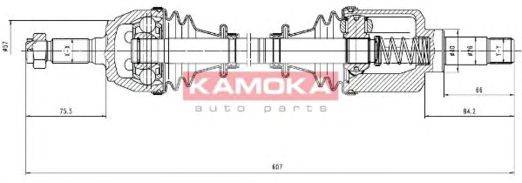 KAMOKA CT1138952 Приводной вал