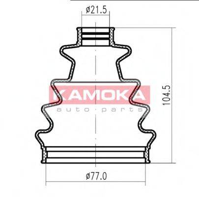 KAMOKA 1146514 Пыльник, приводной вал