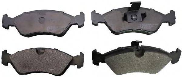DENCKERMANN B110263 Комплект тормозных колодок, дисковый тормоз