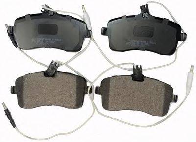 DENCKERMANN B110922 Комплект тормозных колодок, дисковый тормоз