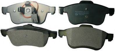 DENCKERMANN B111024 Комплект тормозных колодок, дисковый тормоз