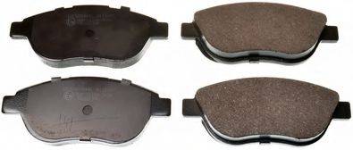 DENCKERMANN B111049 Комплект тормозных колодок, дисковый тормоз