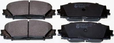 DENCKERMANN B111213 Комплект тормозных колодок, дисковый тормоз