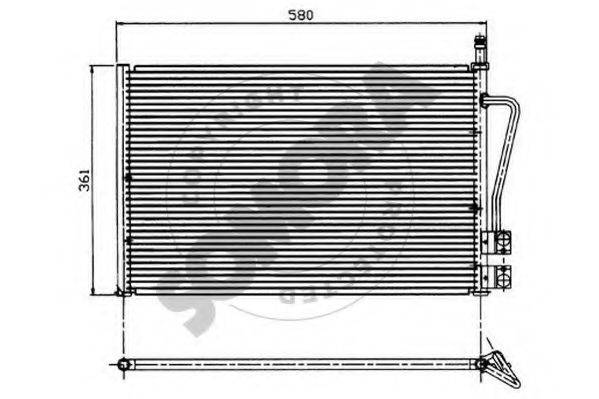 SOMORA 092560 Конденсатор, кондиционер