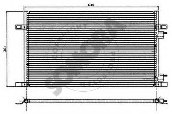 SOMORA 242160 Конденсатор, кондиционер