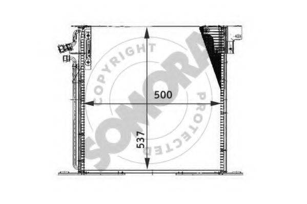 SOMORA 173060 Конденсатор, кондиционер