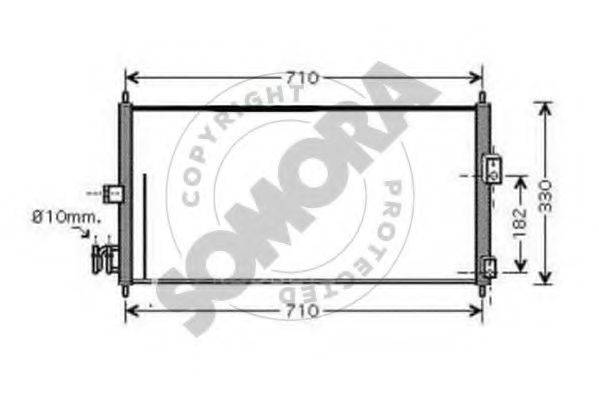 SOMORA 192560A Конденсатор, кондиционер