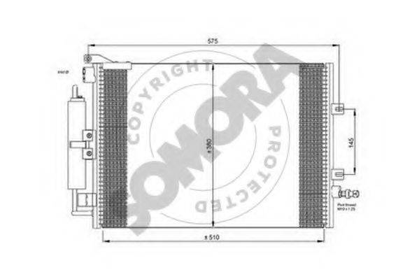 SOMORA 241160A Конденсатор, кондиционер