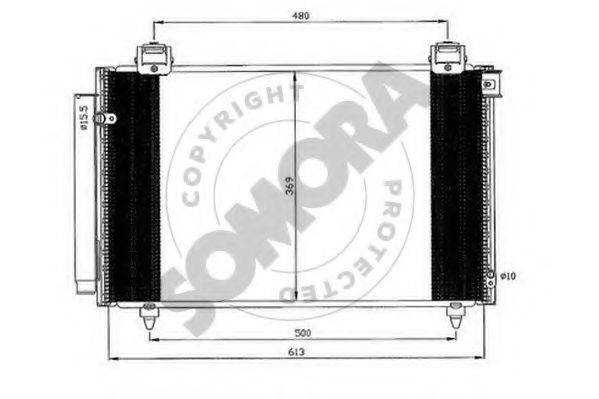 SOMORA 311860A Конденсатор, кондиционер