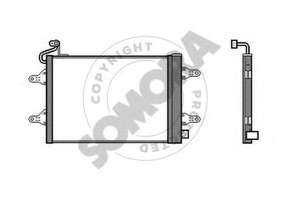 SOMORA 355460 Конденсатор, кондиционер