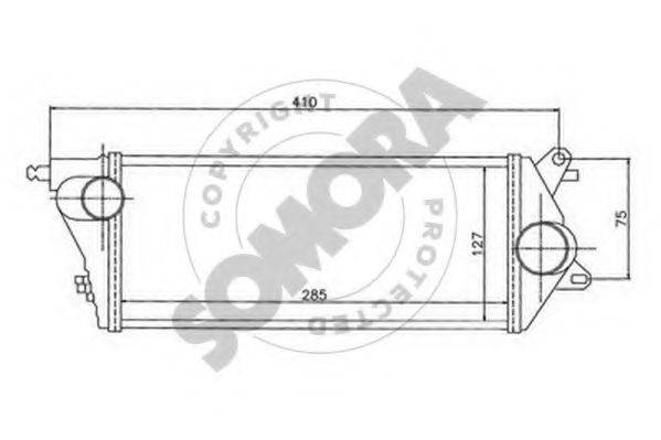 SOMORA 040045 Интеркулер