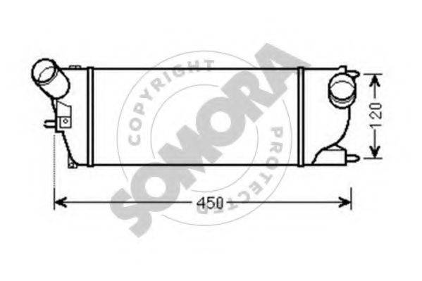 SOMORA 052545B Интеркулер