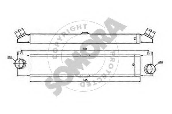 SOMORA 084245 Интеркулер