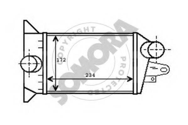 SOMORA 094345 Интеркулер