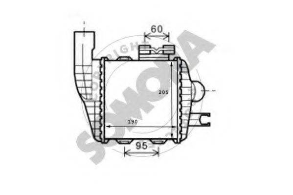 SOMORA 136545 Интеркулер