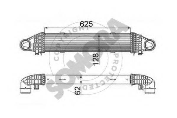 SOMORA 171445C Интеркулер