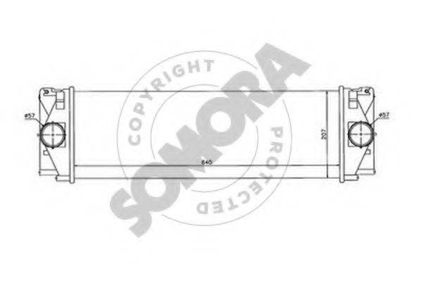 SOMORA 172345 Интеркулер