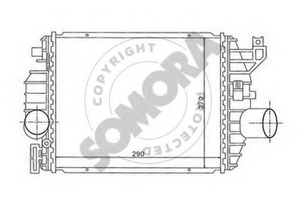 SOMORA 173045 Интеркулер