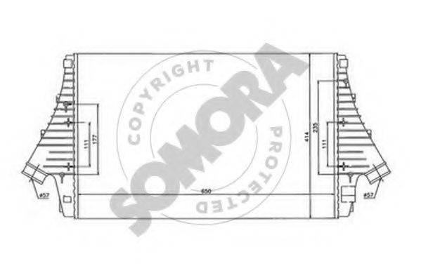 SOMORA 210645 Интеркулер
