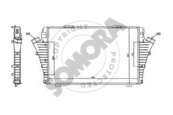 SOMORA 210645D Интеркулер