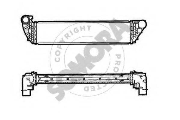 SOMORA 242245A Интеркулер