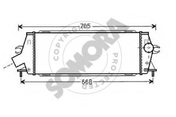 SOMORA 245145A Интеркулер