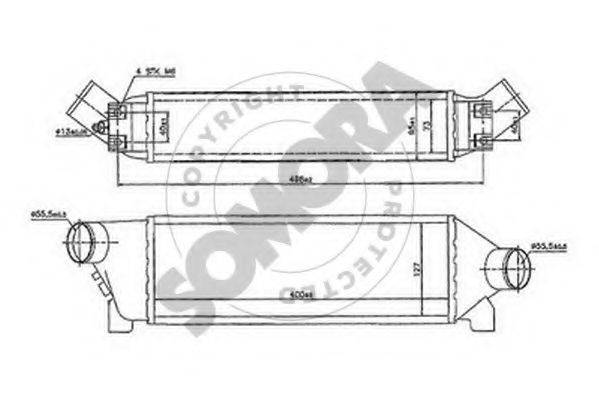 SOMORA 094445B Интеркулер