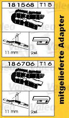 SWF 116191 Щетка стеклоочистителя