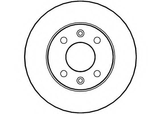 NATIONAL NBD023 Тормозной диск