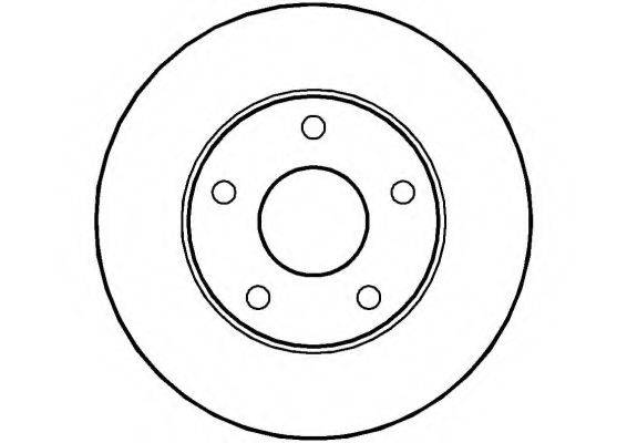 NATIONAL NBD026 Тормозной диск